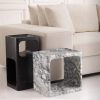 Adler Black Marble Side Table Furniture