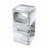 Adler White Marble Side Table Furniture