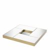 Allure Brushed Brass & Mirror Glass Coffee Table Coffee Tables