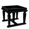 Americana Black Side Table Furniture