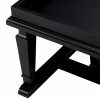 Americana Black Side Table Furniture