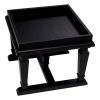 Americana Black Side Table Furniture