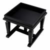 Americana Black Side Table Furniture