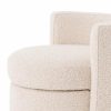 Arcadia Boucle Cream Stool Furniture