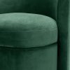 Arcadia Roche Dark Green Velvet Stool Furniture