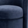 Arcadia Savona Midnight Blue Velvet Stool Furniture