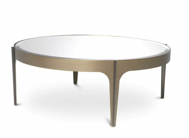 Artemisa Small Coffee Table Brushed Brass Coffee Tables