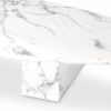 Aurore White Faux Marble Coffee Table Coffee Tables