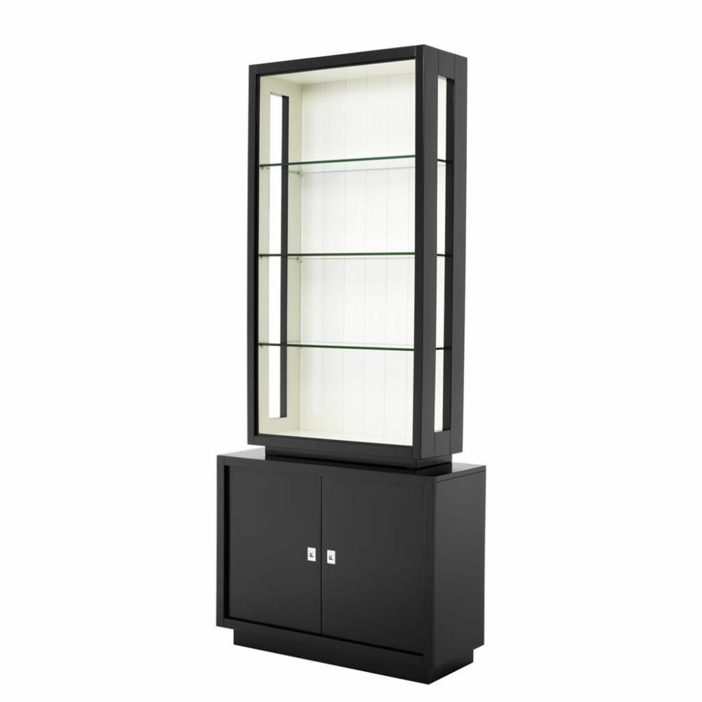 Avenue Montaigne Black & White Cabinet Cabinets