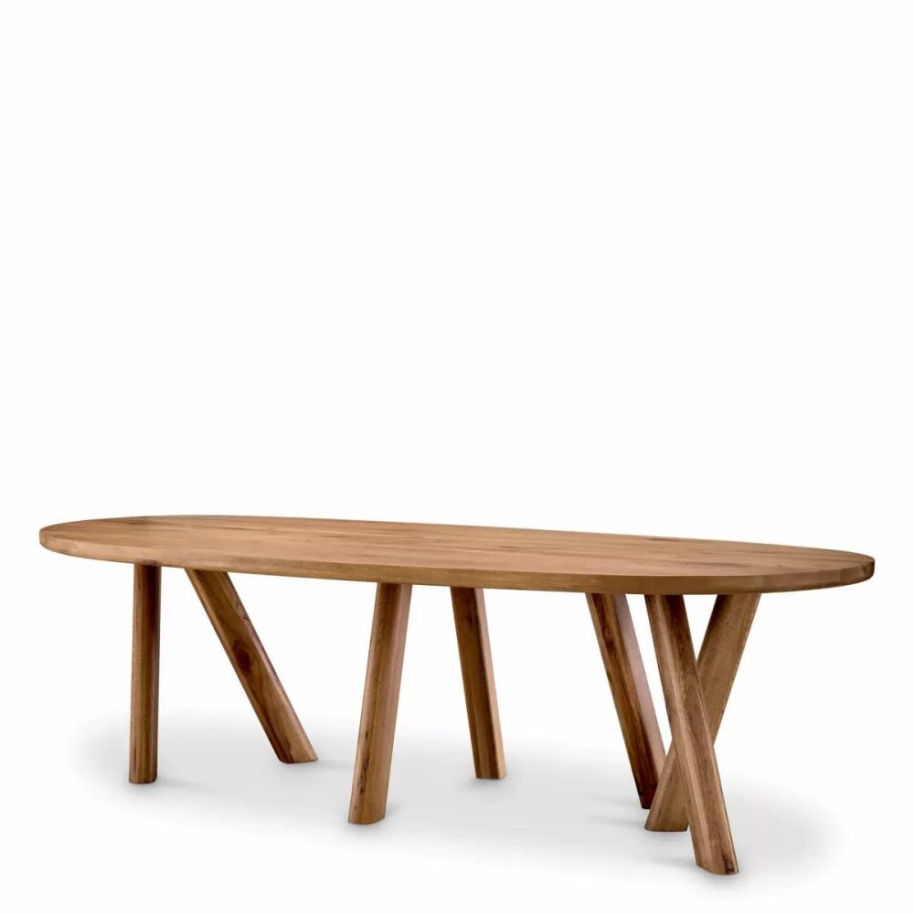 Bayshore Oak Wood Dining Table Dining Tables