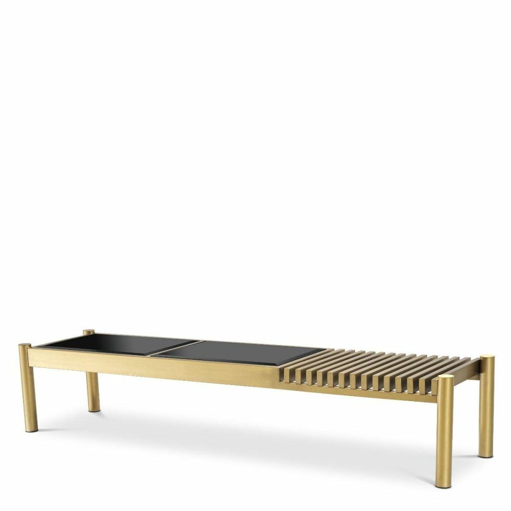 Bibi Brushed Brass Coffee Table Coffee Tables