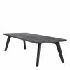 Biot Black Oak Large Dining Table Dining Tables