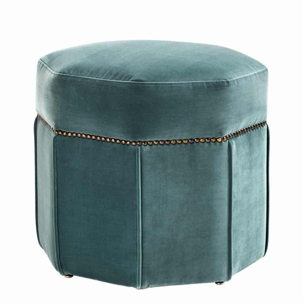 Bombay Cameron Deep Turquoise Stool Furniture