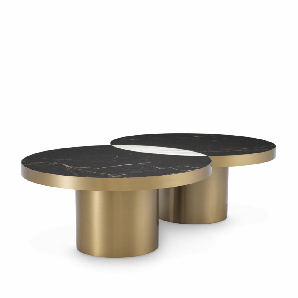 Breakers Brushed Brass Coffee Table Coffee Tables