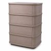 Cabana Washed Oak & Bianco Lilac Marble Chest Casegoods