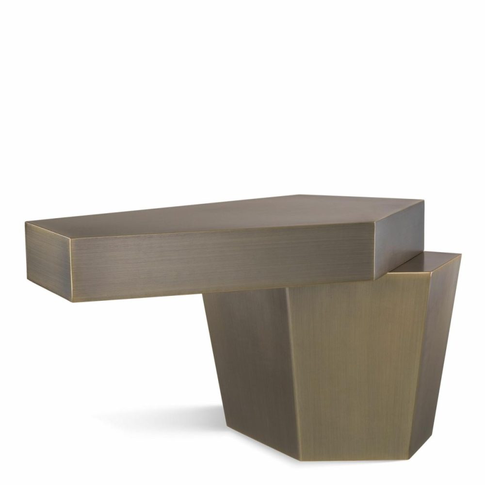 Calabasas Brass Short Coffee Table Coffee Tables