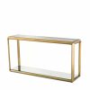 Callum Brass Console Table Console Tables