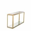 Callum Brass Console Table Console Tables