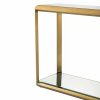 Callum Brass Console Table Console Tables