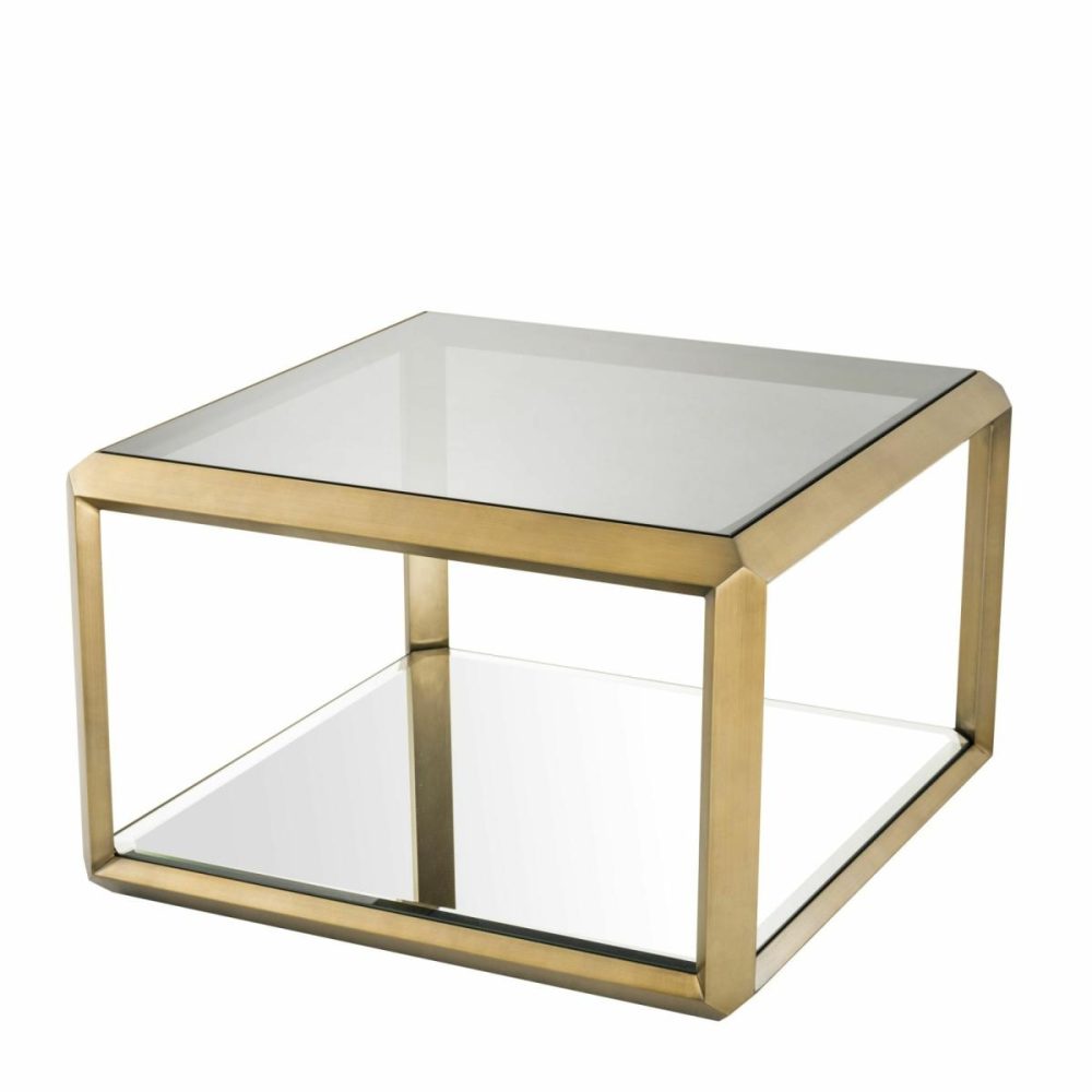 Callum Brass Side Table Furniture