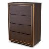 Camelot Brown Oak High Dresser Casegoods