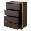 Camelot Brown Oak High Dresser Casegoods