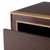 Camelot Brown Oak High Dresser Casegoods