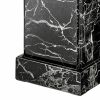 Caselli Black Faux Marble Column Display Columns