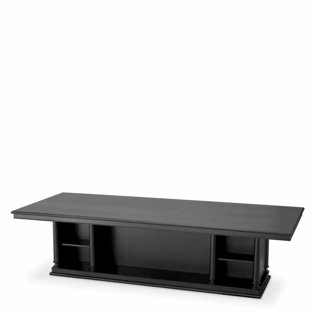 Center Black Library Table Dining Tables