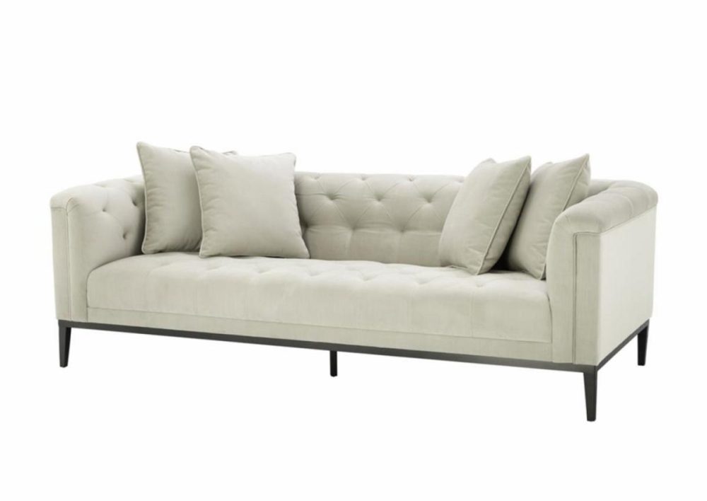 Cesare Pebble Grey Sofa Furniture