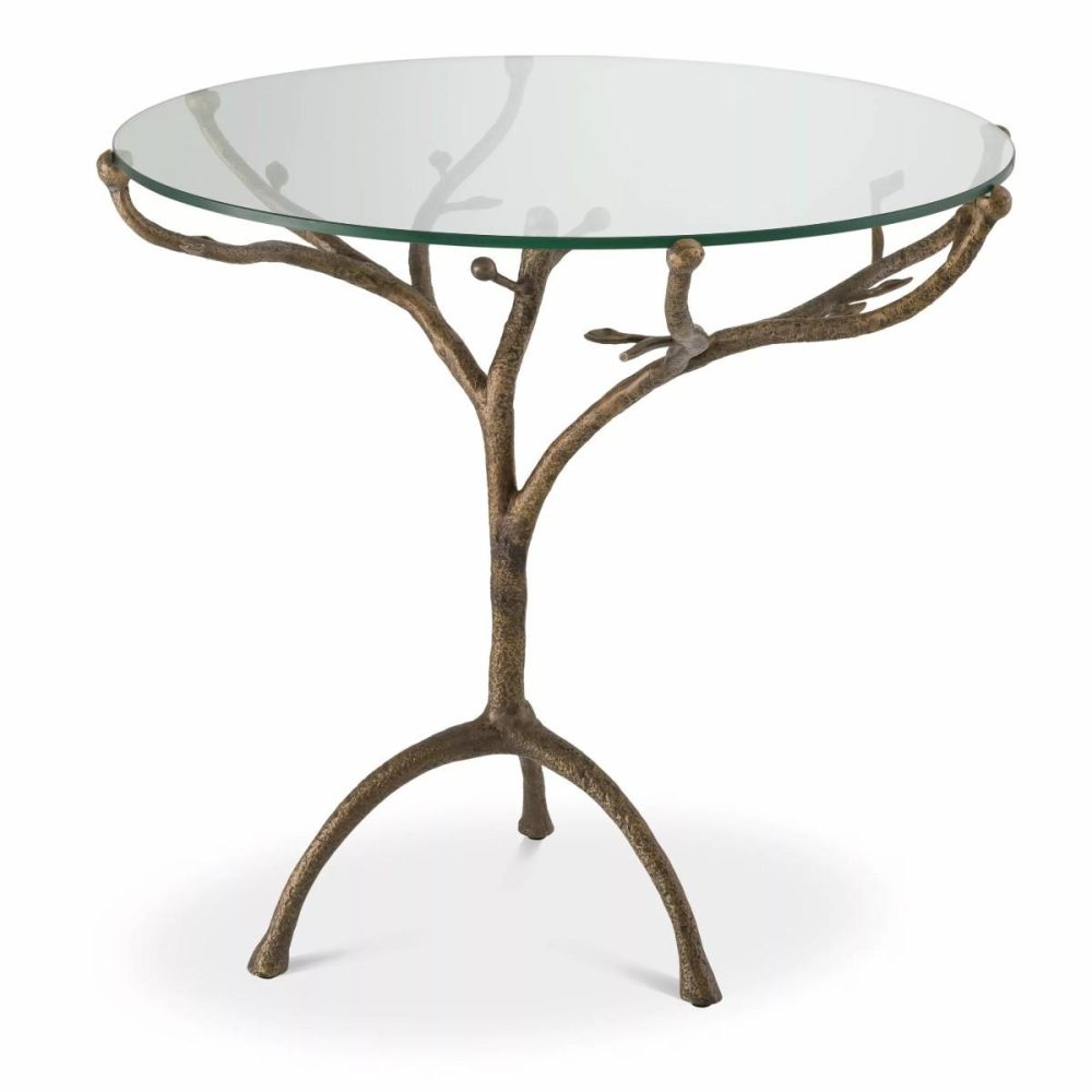 Christophe Vintage Brass Centre Table Dining Tables