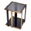 Clio Brushed Brass Side Table Furniture