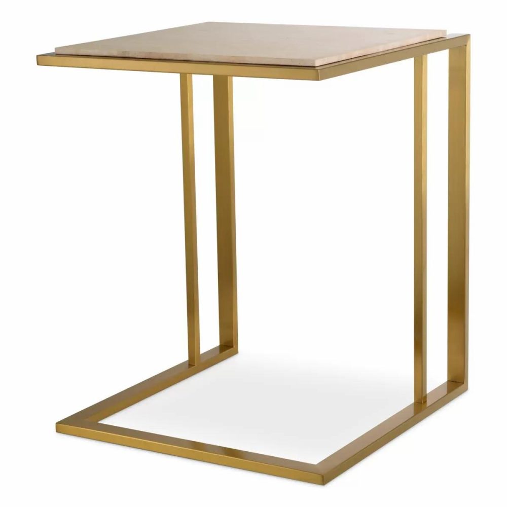 Cocktail Brass Side Table Furniture