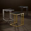 Cocktail Bronze Marble Side Table Furniture