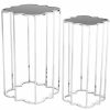 Concentric Stainless Steel Side Table – Set Of 2 Furniture