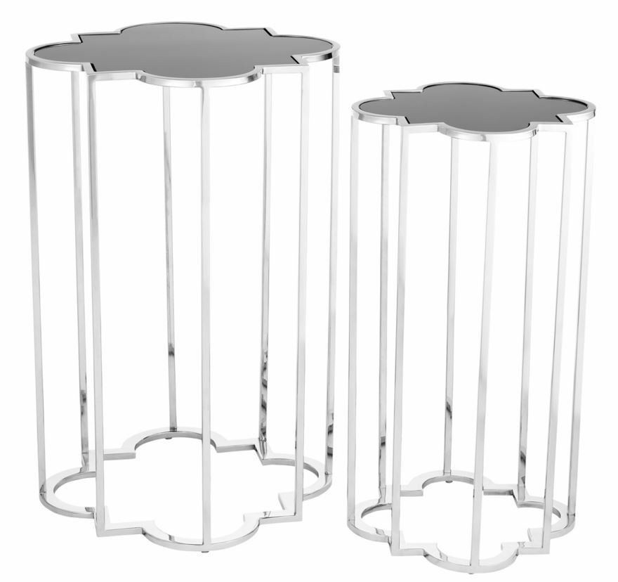 Concentric Stainless Steel Side Table – Set Of 2 Furniture