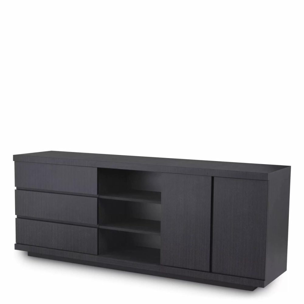 Crosby Charcoal Grey Oak Dresser Buffets / Media Consoles