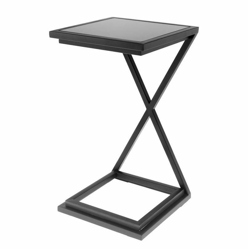 Cross Gunmetal Side Table Furniture