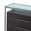 Durand Black & Nickel Cabinet Casegoods