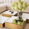 Esposito Brushed Brass Coffee Table – Set Of 4 Coffee Tables