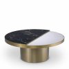 Excelsior Brushed Brass & Ceramic Coffee Table Coffee Tables