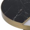 Excelsior Brushed Brass & Ceramic Side Table Furniture