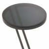 Falcone Gunmetal Side Table Furniture