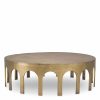 Gardini Coffee Table Vintage Brass Coffee Tables