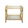 Gerard Gold Leaf Bar Cart Bar Carts