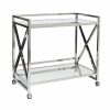 Gerard Stainless Steel Bar Cart Bar Cabinets / Barware