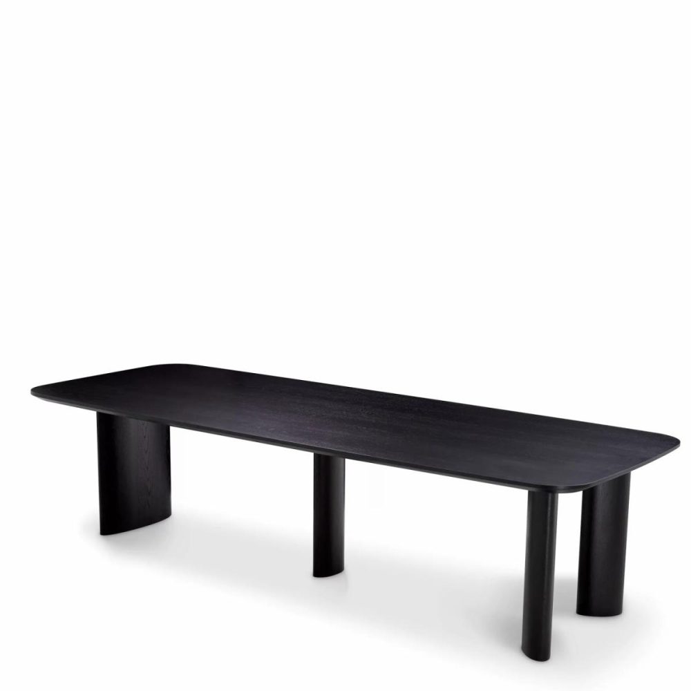 Harmonie Large Black Dining Table Dining Tables