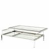 Harvey Stainless Steel Rectangle Coffee Table Coffee Tables