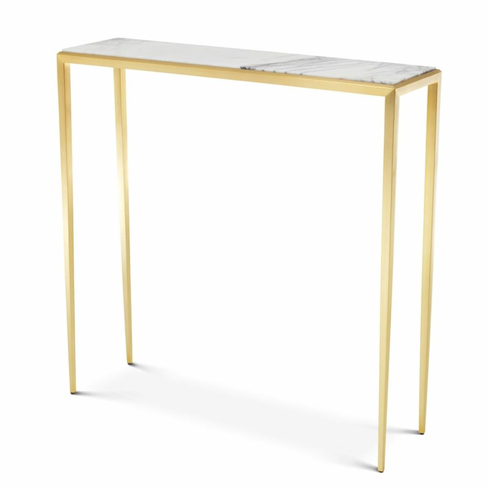 Henley Small Gold Console Table Console Tables