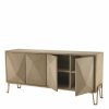 Highland Washed Oak Cabinet Buffets / Media Consoles